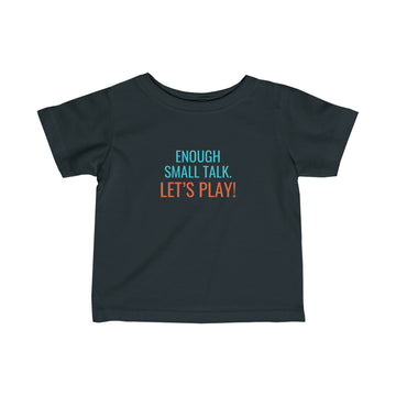 No Small Talk Baby Tee (6-24 months)