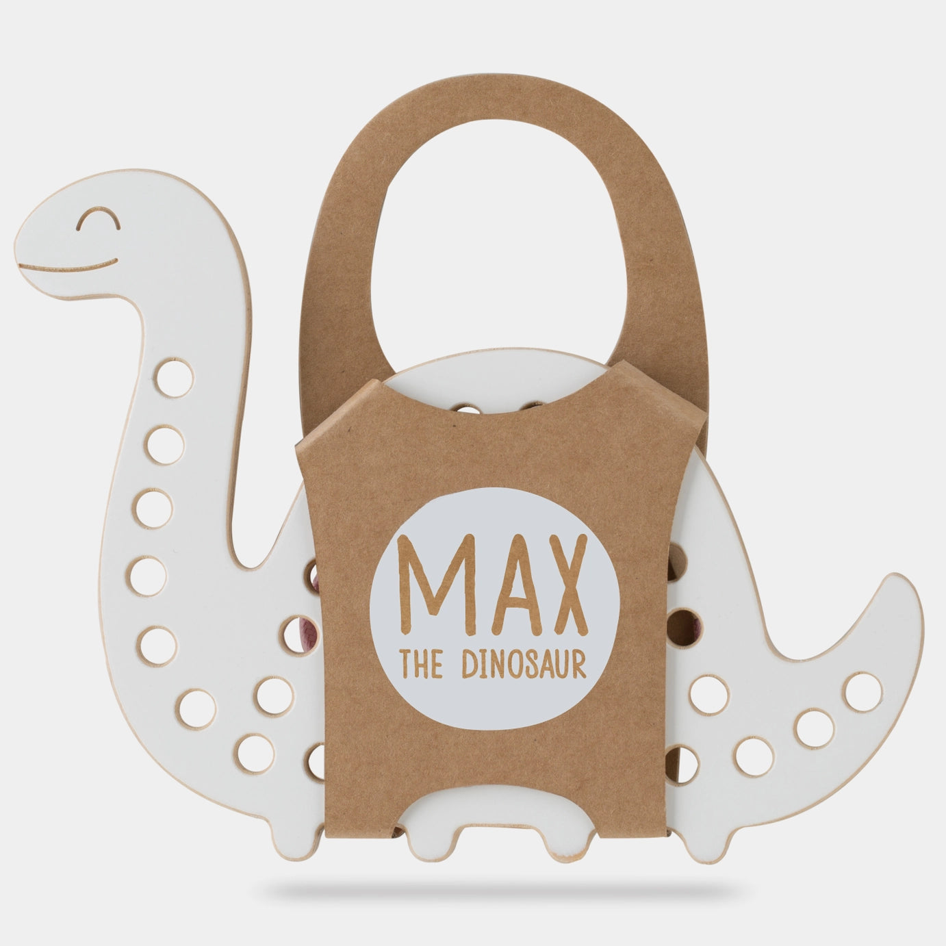 Max the Dinosaur, Wooden Lacing Toy