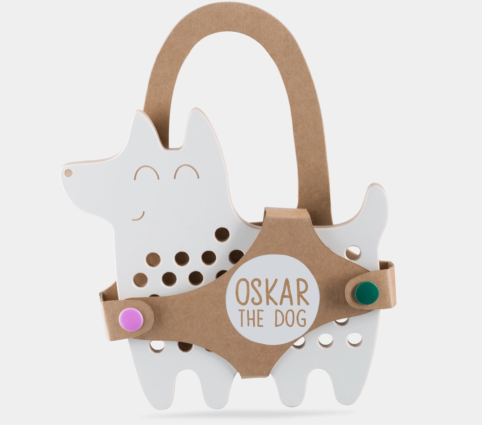 Oskar the Dog, Wooden Lacing Toy